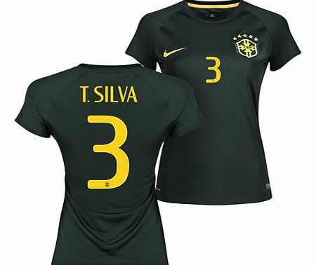 Brazil Third Shirt 2013/15 - Womens Black with