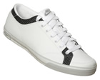Capri SI ES White/Grey Leather Trainers