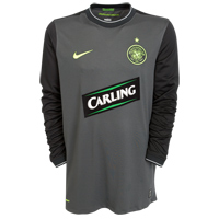 Celtic Away Goalkeeper Shirt 09 with Sponsor.