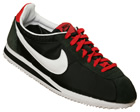 Nike Classic Cortez 09 Black/White/Red Nylon