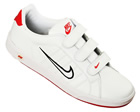 Court Tradition V2 White/Red Leather Trainers
