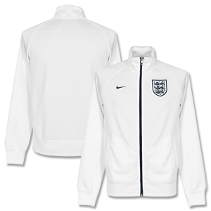 England Core Trainer Jacket - White 2013 2014