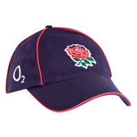 England Rugby Team Cap - Blue Print/Sport Red.