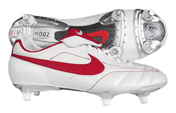 Nike Football Boots Nike Air Legend SG Football Boots White / Red Kids