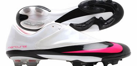 Nike Mercurial Vapor V FG Football Boot White/Pink