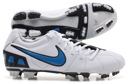 Nike Total 90 Shoot III FG Football Boots White/Blue