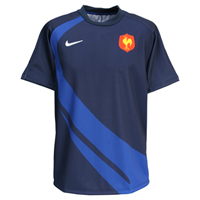 France Home Rugby Shirt 2007/09.