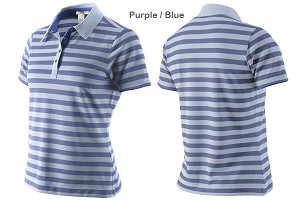 Golf Ladies Novelty Stripe Polo Shirt