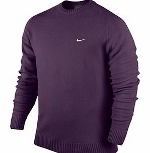 Nike Golf Nike Mens Lambswool Crew Neck Sweater (Logo On