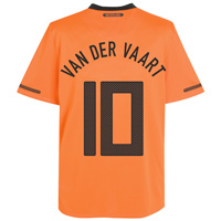 Holland Home Shirt 2010/12 with Van Der Vaart 10