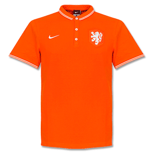 Holland Orange League Authentic Polo Shirt 2014