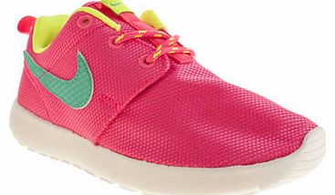 Nike kids nike pink roshe run girls junior 8600223570
