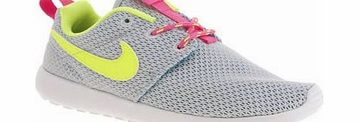 Nike light grey roshe run girls junior 8600016870