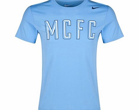 Manchester City Core Plus T-Shirt Blue 656514-436