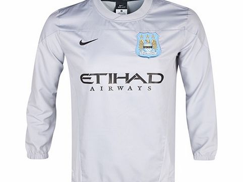 Manchester City Squad Shell Top - Mens Grey