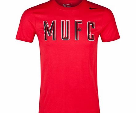 Manchester United Core Plus T-Shirt-Red Red
