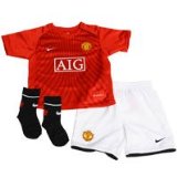 Manchester United Home Kit - 2007/09 - Infants - 3/6 Months