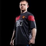 Manchester United Pre Match Training Top - Black/Red/White - M 40`/102cm