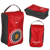 Nike Manchester United Team Shoe Bag - Grey/Red.