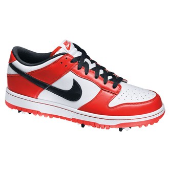 Nike Mens Dunk NG Golf Shoes (White/Black-Red)