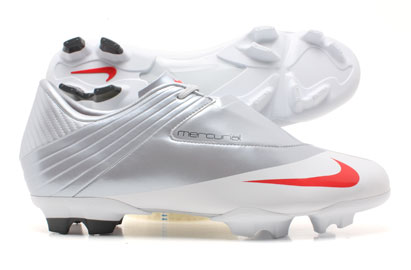 Nike Mercurial Steam V FG Football Boots Met Platinum