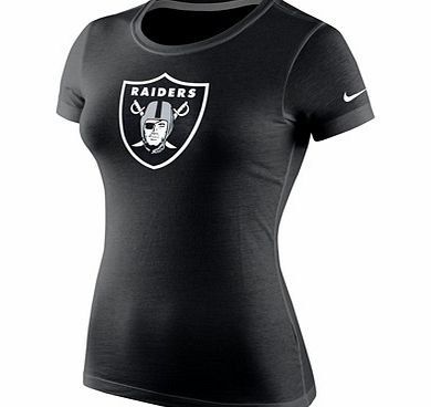 Oakland Raiders Logo Crew T-Shirt - Womens