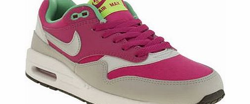 Nike pink air max 1 girls youth 8707513560
