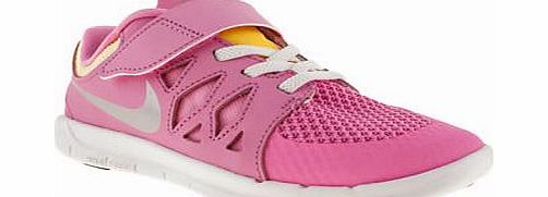 Nike pink free 5-0 girls junior 8607953560