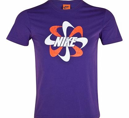 Pinwheel T-Shirt - Court Purple/Team Orange