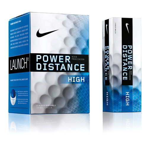 Power Distance High Golf Balls Blue 12