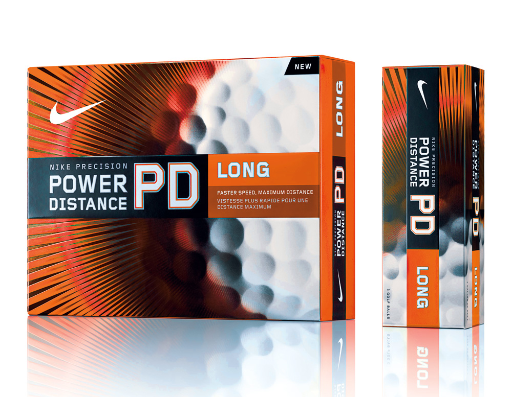 Power Distance PD7 Long Orange Golf Balls