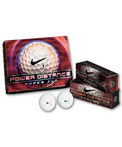 Power Distance Super Fly 12 Golf Ball Pack