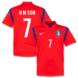 South Korea Home H M Son Shirt 2014 2015 (Fan