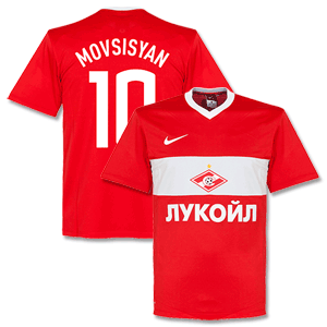 Spartak Moscow Home Movsisyan Shirt 2013 2014