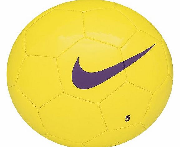 Nike Team Training Ball - Yellow/Yellow/Purple, Size 5