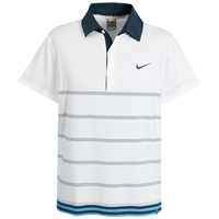 Nike Tennis Classic Athlete Polo - White/Charcoal.