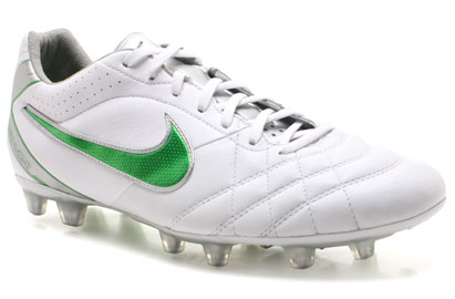Nike Tiempo Flight FG Football Boots White/Court