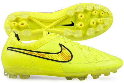 Nike Tiempo Legacy AG Football Boots Volt/Metallic