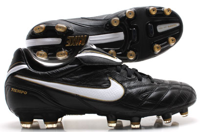 Nike Tiempo Legend III FG Football Boots Blk/White/Gold