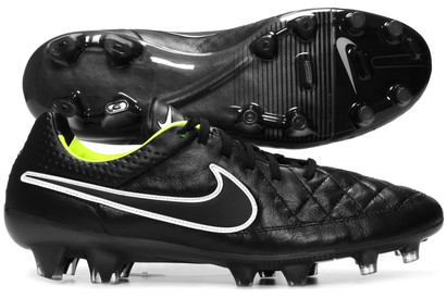 Nike Tiempo Legend V FG Football Boots Black/Volt/White
