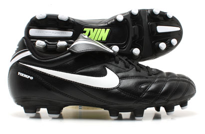 Nike Tiempo Natural III FG Football Boots Blk/Volt