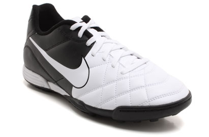 Tiempo Rio TF Euro 2012 Football Boots White/Black