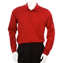 nike Tiger Woods Long Sleeve Polo Red