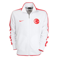 Turkey N98 Track Jacket - White/Red.