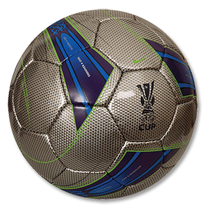 Nike UEFA Cup Echo Ball - Size 5 - Silver/Blue