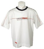 Umbro Graphic Poly Football Training T/Shirt White Size Large