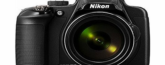 Nikon COOLPIX P600 Digital Camera - Black (16.1 MP, 60x Zoom) 3.0 inch Vari-angle LCD Electronic Viewfinder with Wi-Fi
