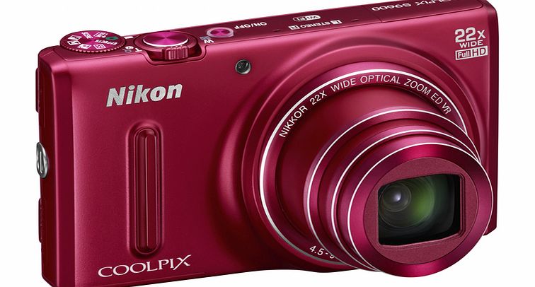 Nikon Coolpix S9600 Red
