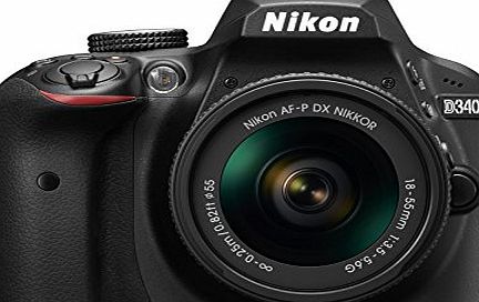 Nikon D3400   AF-P 18-55VR Black Digital SLR Camera and Lens Kit