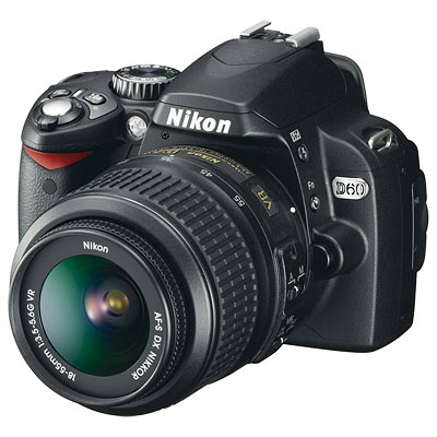 Nikon D60 Digital SLR Camera with 18-55 VR Lens